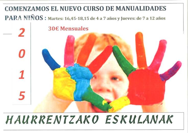 Curso de Manualidades Infantiles