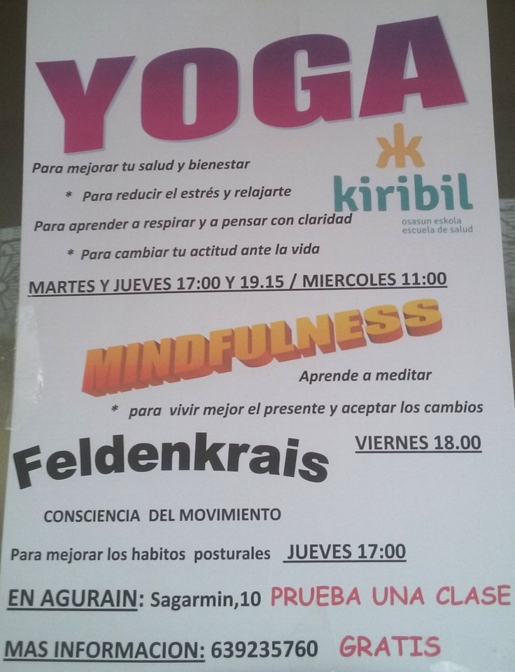Kiribil Osasun Eskola Clases