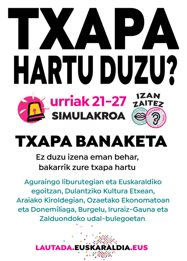 Belarriprest Ahobizi Euskaraldia Simulakroa Lautada